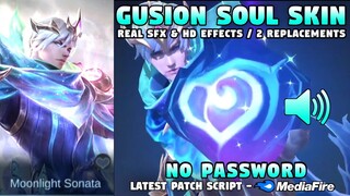 Gusion Soul Revelation Skin Script | Real Sfx & Full Lobby Sound (Early Access) - No Password | MLBB
