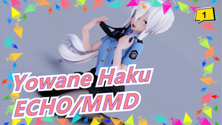 [Yowane Haku Policewoman/MMD] Run As Much As You Want, I Will Catch You [ECHO]_1