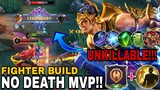 Unkillable Fighter Build - Gatotkaca No Death MVP Gameplay ~ MLBB
