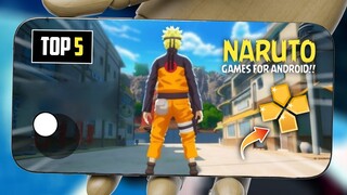 Top 5 Best PPSSPP Naruto Games For Android 2024 | Best Offline Naruto Games For Android