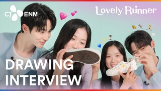 The Cutest Drawing Interview EVER with Lovely Runners!🏃‍♀️ | Drawing Interview | CJ ENM