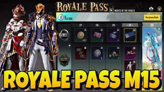 Esté es el NUEVO PASE DE BATALLA M15 de PUBG MOBILE RP 1-50 | ROYALE PASS M15 PUBG MOBILE