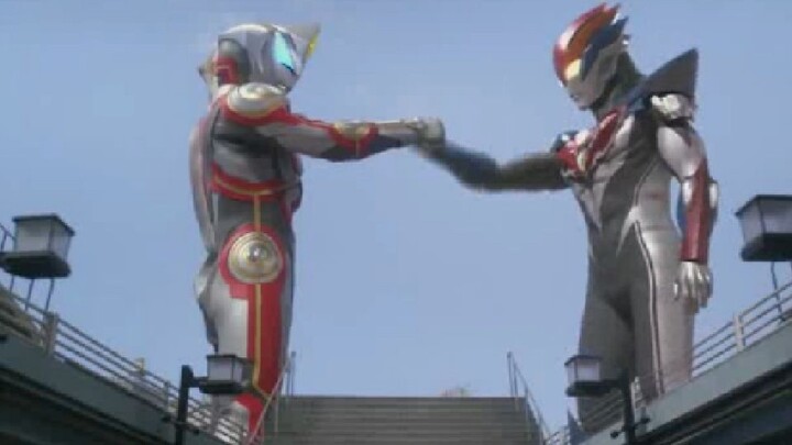 Ultraman's handshake