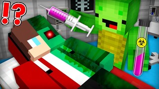 Mikey INFECT JJ with RADIATION in Minecraft Challenge (Maizen Mazien Mizen)