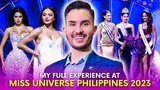 My UNFORGETTABLE experience at MISS UNIVERSE PHILIPPINES 2023 - The night Michelle Dee WON 👑