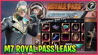 THÔNG TIN ROYALE PASS M7 | SKIN SÚNG, TRANG PHỤC, QUÀ RANK FREE MÙA SAU CỰC XỊN || PUBG MOBILE