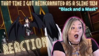 That Time I Got Reincarnated as a Slime 1x24 - "Black and a Mask" - reaction & review