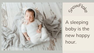 One Hour Baby Relaxing Song - Snowflake Lullaby for babies