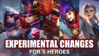 5 HEROES REVAMPED?! | NATALIA UNLI INVISIBLE MINO NO RAGE ADVANCE SERVER UPDATE