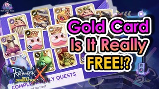 [ROX] Is The Gold Card Really Free As Claimed? | Free Gold Card Event | KingSpade