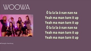 [Phiên âm tiếng Việt] WOOWA - DIA