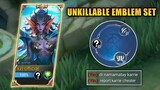 100% UNKILLABLE!! THIS KARRIE NEW EMBLEM IS A CHEAT (Must try!) | MLBB