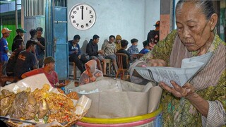 NEKAT BUKA WARUNG JAM 12 MALAM || TAPI YANG BELI SATU KECAMATAN KESINI SEMUA || NASI PECEL MBAH SRI