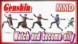 [Genshin  MMD]  Tartaglia, Diluc, Venti, Zhongli & Kaeya   Watch and become silly