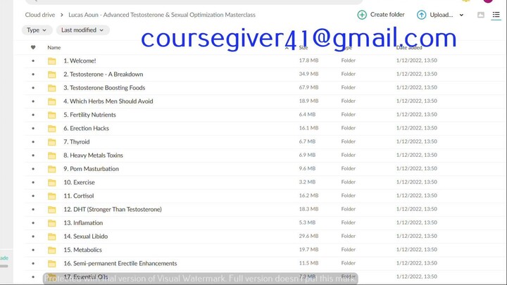Lucas Aoun – Advanced Testosterone & Sexual Optimization Masterclass –Download