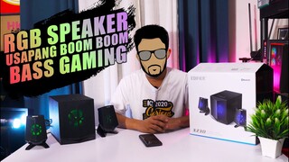 Edifier X230 Bluetooth RGB Speaker Unboxing & Overview ft Frequency, Bass & Gaming Sound Test 2020