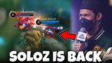 AFTER 3 YEARS!! SOLOZ IS FINALLY BACK PLAYING IN MPL… 🤯