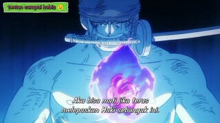 ketika keseriusan Zoro menggunakan mode raja neraka