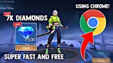 SUPER FAST AND FREE TO GET 7K DIAMONDS USING CHROME! LEGIT! FREE DIAMONDS! | MOBILE LEGENDS 2023