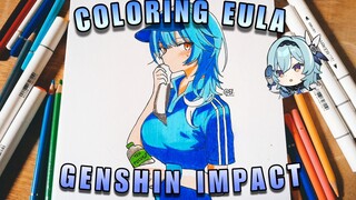 COLORING MOMY EULA 🤤 — [Genshin Impact]