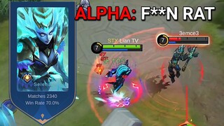 HARD CARRY VS GLOBAL TOXIC ALPHA | Lian TV | Mobile Legends