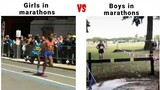 Girls In Marathon Vs Boys In Marathon