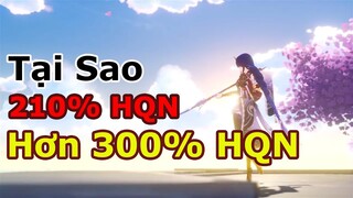 Bao Nhiêu Hiệu Quả Nạp Là Đủ Với Raiden Shogun ! 210% Hay 300% | Genshin Impact