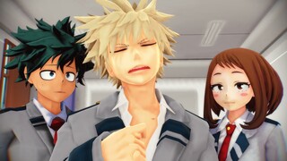 [MMD x MHA] Bakugou, Midoriya & Uraraka - Manha Manha