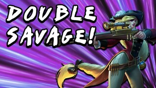 DOUBLE SAVAGE | LESLEY DAMAGE IS INSANE! | Mobile Legends