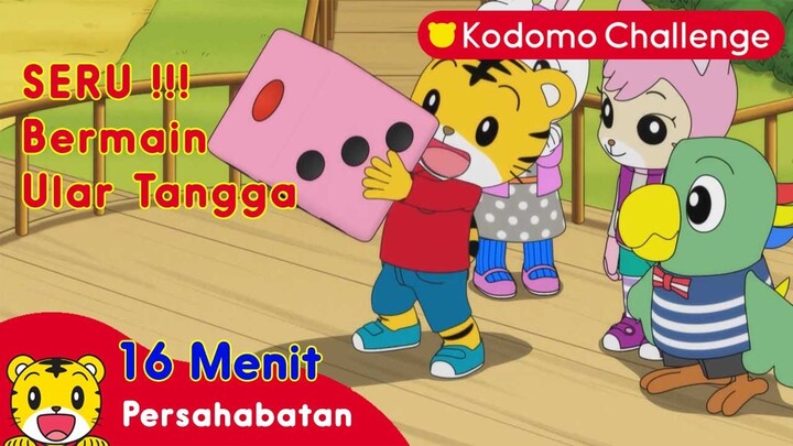 Permainan Ular Tangga 🎲 I Pertemanan I Kartun Anak I Shimajiro Indonesia