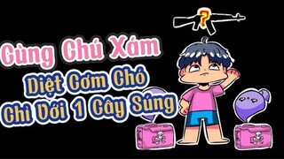 Cùng Chú Xám Diệt Cơm Chó Chỉ Với 1 Cây Súng Trong FreeFire | Chú Xám #shorts