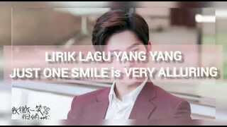 (INDO SUB) Lyrics song Yang Yang - just one smile is very alluring   OST LOVE 020