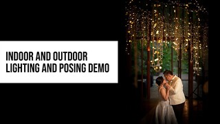 How I Light, Pose and Photograph a Couple's Portraits During an Actual Wedding.