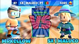 MrKellow vs SX | MALUCO | YT in Stumble Guys | Very funny! 🤣