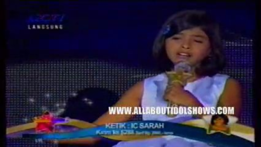Sarah - Sampai Menutup Mata (Menuju Pentas Idola Cilik 2 - 42 Besar)