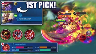 FIRST PICKED BANE AND THIS HAPPENED! | MOBILE LEGENDS