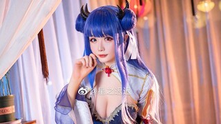 【碧蓝航线cos】【星之迟迟】峦:指挥官，要跟峦一起过七夕吗～