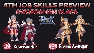 RUNEMASTER & DIVINE AVENGER SKILLS PREVIEW: 4th Job of Rune Knight & Royal Guard