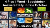 4 Pics 1 Word - Spooktober - 05 October 2021 - Answer Daily Puzzle + Bonus Puzzle
