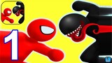Stick Superheroes Supreme Game - Gameplay Walkthrough Part 1 Stickman Fight (iOS,Android)