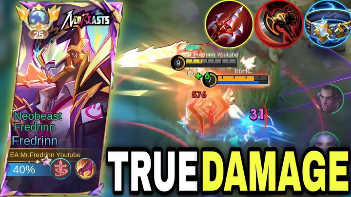 This Combination CHALLENGE The META! Best Rotation! Fredrinn Best Build and Emblem | Mobile Legends