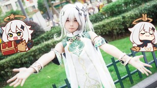 Cosplayer pertama Naxida di atas panggung untuk pertama kalinya-Sunshine