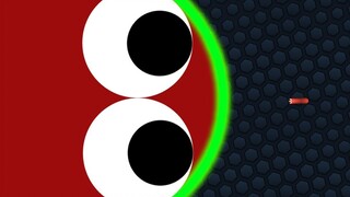 Slitherio 1 Giant Hacker Snake vs Tiny Snakes มหากาพย์การเล่นเกม Slitherio