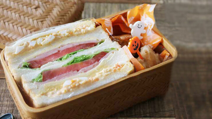 [Food]Let's make a egg salad sandwich bento