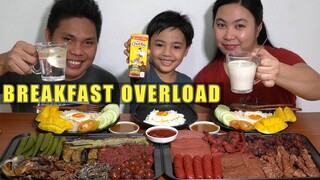 DELICIOUS FILIPINO BREAKFAST OVERLOAD MUKBANG collab with @Jazz EATS | Pinoy Almusal Mukbang