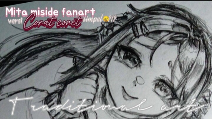 Corat coret simpel Mita dari miside Mita 😯?!!