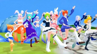 【mmd di gi charat】プリンセススクールでネコミミアーカイブ