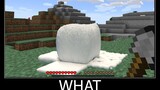 Minecraft รออะไร meme part 42 minecraft ที่เหมือนจริงหิมะ