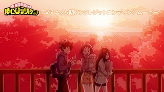 ヒロアカ5期ED/『僕のヒーローアカデミア』TVアニメ5期ノンクレジットエンディングムービー／EDテーマ:「足跡」the peggies