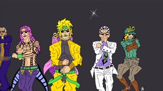 [Clip·MAD·Dubbing] JoJo's Bizarre Adventure-funnt dance of macho